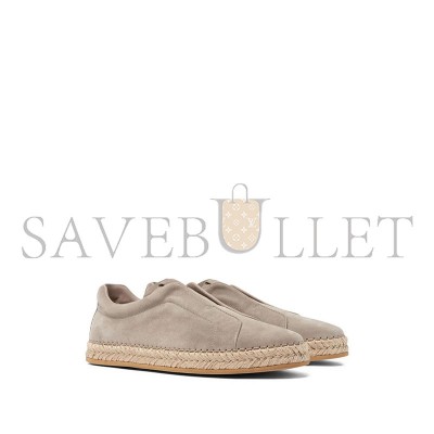 ZEGNA SUEDE ESPADRILLES 